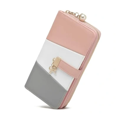 Image of Miss Lulu Tri Colour Purses for Women Stylish Wallets with 12 Card Slots
