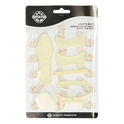 Image of PME JEM Lady&#039;s Shoe Cutters, Set of 9, White