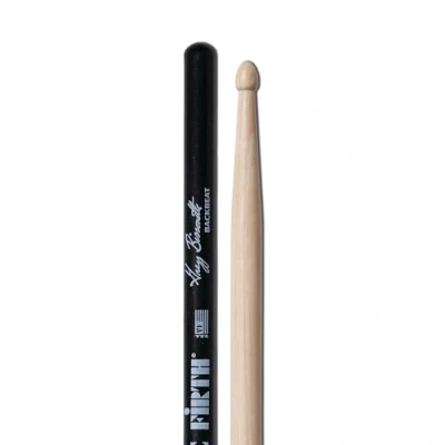 Image of Vic FIrth Signature Series Drumsticks Gregg Bissonette &#039;Backbeat&#039; Grip Wood Tip