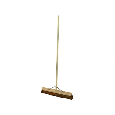 Image of Faithfull FAIBRCOCO24H Soft Coco Broom 600 mm (24in) Head with Handle (137 cm)