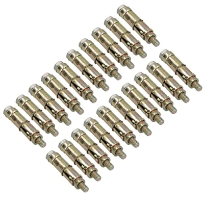 Image of M6 6mm x 50mm Expansion Rawl Bolt for Masonry Sleeve Anchors Fastener 20pk