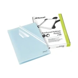 Image of Rexel Cut Flush Folder Polypropylene Copy secure [Pack 100] 12215