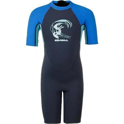 Image of O&#039;Neill Wetsuits Children&#039;s Toddler Reactor 2mm Spring Wetsuit, Slate/Sky/Ocean, Age 4 UK