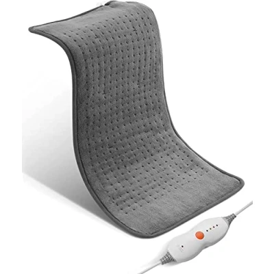 Image of Heating Pad 30x60cm with 1.5H Auto Shut Off, Soft Flannel Fast Heat for Back, Neck, Shoulder Belly, Machine Washable