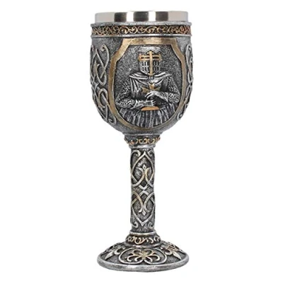 Image of Nemesis Now Armoured Goblet 22cm Grey