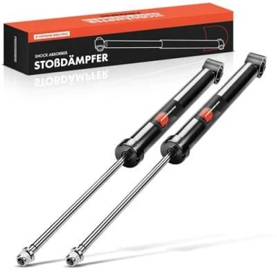 Image of Frankberg 2x Shock Absorber Strut Gas Rear Axle Compatible with Polo 9N A3 8L1 Octa.via I 1U2 Golf IV 1J1 Fabia III NJ3 NJ5 Leon 1M1 New Beetle 1C1 9C1 Bo.ra 1J2 Replace# 6Q0513025AH