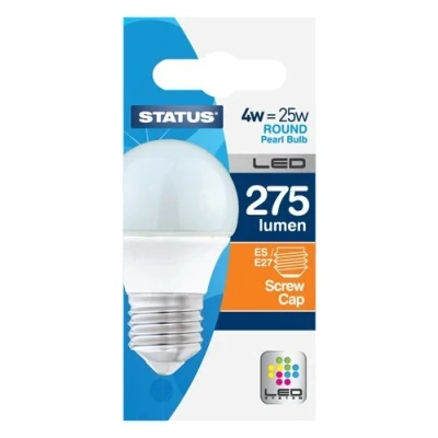 Image of Status 4W LED Golf Ball Bulb Edison Screw