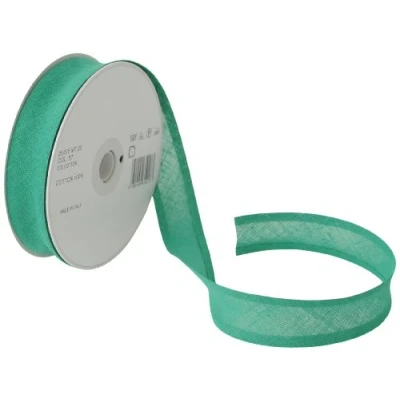 Image of Inastri 25/5/5 mm Cotton Bias Binding, Green