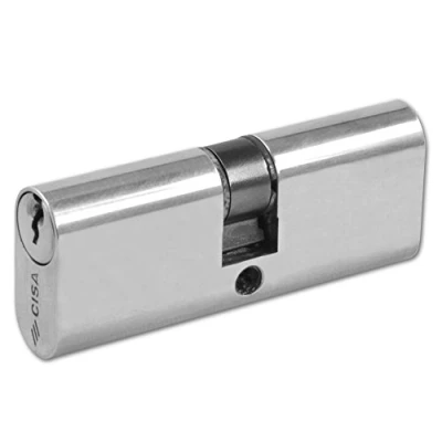 Image of CISA C2000 Small Oval Double Cylinder 70mm 35/35 (30/10/30) KD NP