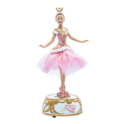 Image of Kurt S. Adler Ballerina Figure, Resin, Pink, 10 inches