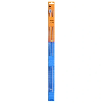 Image of Pony P33604 Single Ended Classic Knitting Pins, Aluminium, Multi Colour, 2.75mm