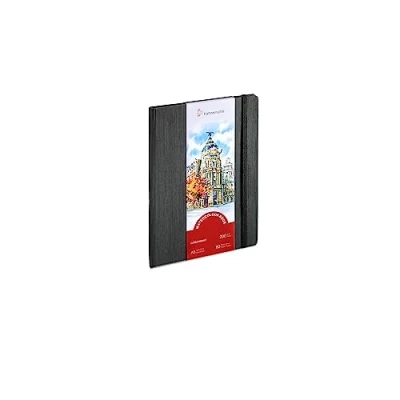 Image of Hahnemühle Watercolour Book 200gsm Fine Grain 30 Sheets Natural White A5 Portrait Format