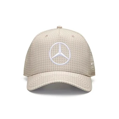 Image of Mercedes AMG Petronas Formula One Team 2023 Lewis Hamilton Driver Cap Natural Unisex Size: Size