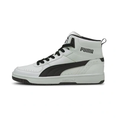 Image of Puma Unisex Rebound JOY Sneakers, White Black, 8 UK
