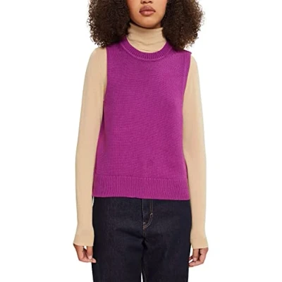 Image of ESPRIT Women&#039;s 102cc1i323 Sweater, 505/Violet, XS