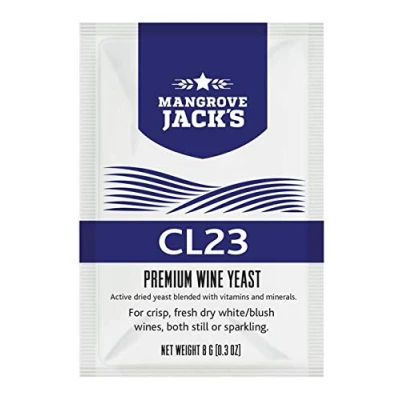 Image of Wine Yeast Mangrove Jack&#039;s CL23 8g/25 L. For White and Blush Alcohol Tolerance: 18%