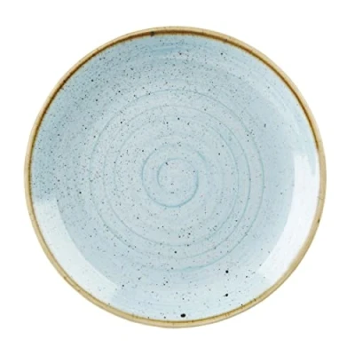 Image of Churchill Stonecast Coupe Plate 26cm 10.25&quot; Duck Egg Blue, Pack of 12