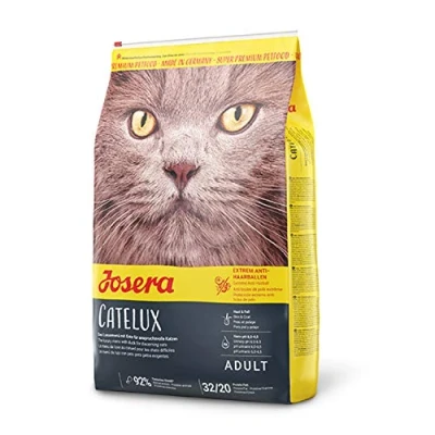 Image of Josera Cats Food 15 kg Catelux Recipe Adult Pet Promotes Hair and Skin Gastrointestinal Aid Poultry Potatoes