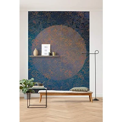 Image of Komar LA Lune HX4 032 Non Woven Photo Wallpaper XXL Decoration Art Nouveau Bedroom Living Room Office Hallway Size 200 x 270 cm (Width Height) Multi Coloured