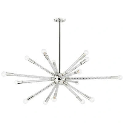 Image of Pippin 15 Light Chandelier Polished Nickel, 2700K