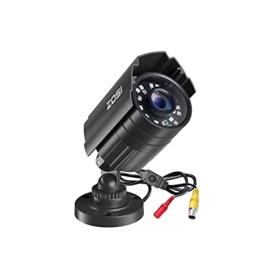 Image of ZOSI 2MP 1080p Outdoor/Indoor Home Security Camera (Hybrid 4 in 1 HD CVI/TVI/AHD/960H Analog CVBS),24PCS LEDs,80ft(24M) IR Night Vision,Weatherproof Surveillance CCTV Bullet