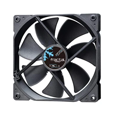 Image of Fractal Design Dynamic X2 GP 14 Computer Fan Silent High Airflow 140x140x25 mm 1000RPM FDB Bearings Trip Wire Aerodynamically shaped struts 12v Black Edition (Single)