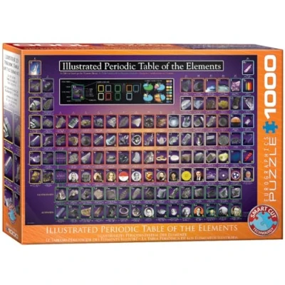 Image of Eurographics 6000 0258 Illustrated Periodic Table of the Elements Puzzle, Various, 48 x 68 cm