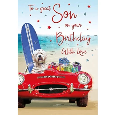 Image of Regal Publishing Birthday Card Son 9 x 6 inches, C80457