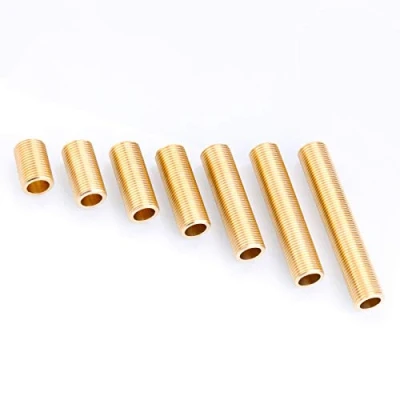 Image of Threaded Tube 1PCS 1/2&quot; Brass Running Nipple Long Plumbing Fitting for Tank Connectors (50mm) (120mm)