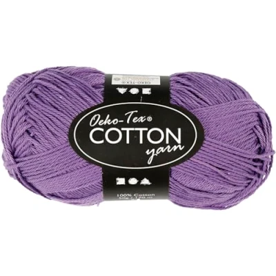 Image of Creativ Cotton Yarn, Purple, One Size