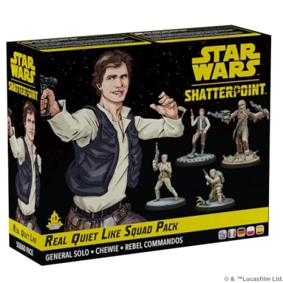Image of ATOMIC MASS GAMES Star Wars: Shatterpoint Real Quiet Like Squad Pack Tabletop Miniatures Game Ages 14+ 2 Players 90 Minutes Playing Time
