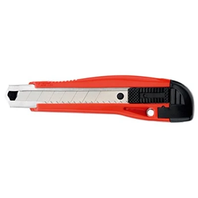 Image of Westcott E 84004 00 18 mm Premium Snap Off Blade Knife with Plastic Handle Red