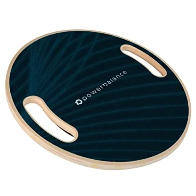 Image of RPM Power Balance Board Wooden for Training, Injury Prevention &amp; Rehabilitation (Wobble Wavelength)