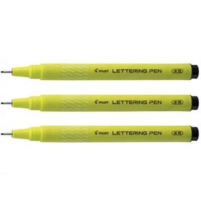 Image of Pilot DR Lettering Pen for Calligraphy Pack of 3 1.0mm