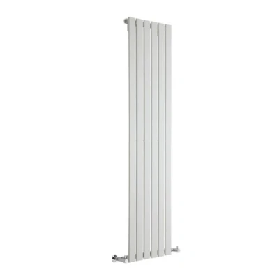 Image of Milano Alpha White Vertical Single Flat Panel Radiator 1600mm x 420mm