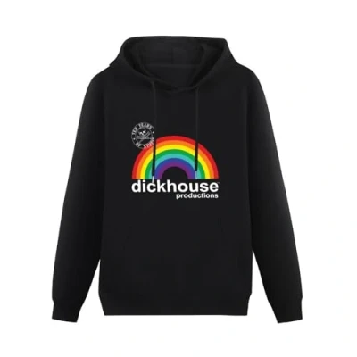 Image of kfr Hoodie Of Kon Dickhouse Jackass Long Sleeve Hoody With Pocket Sweatershirt, XL Black