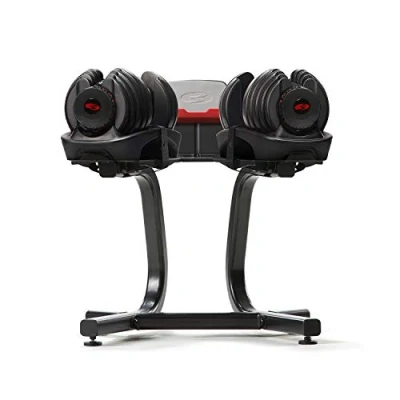 Image of Bowflex 4 41Kg SelectTech 1090i Dumbbells (Pair) &amp; Dumbbell Stand
