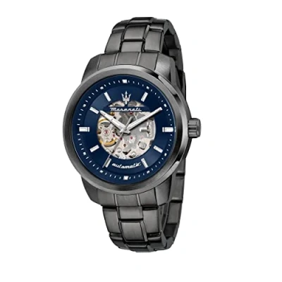 Image of Maserati Successo Men&#039;s Watch, Only time, Made of Stainless Steel, Grey PVD R8823121001