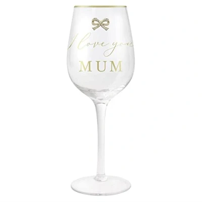 Image of Lesser &amp; Pavey Wine Glasses A Gift of Elegance for Every Occasion Cherished by Women, Men, Family, and Friends Love You Mum Glass Your Loved Ones Madelaine Hearts Design