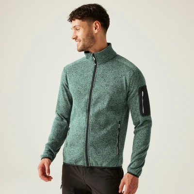 Image of Regatta Men&#039;s Newhill Full Zip Fleece Glacier, Size: L