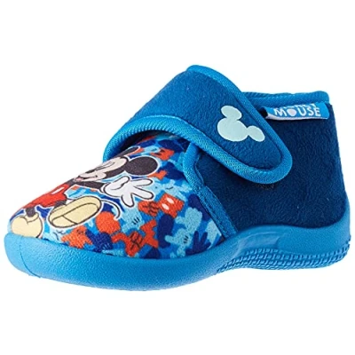Image of Chicco Boy&#039;s Mickey Mouse Slipper, Blue (920), 8.5 UK Child