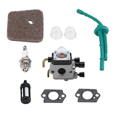 Image of Carburetor Set For STIHL FS55 FS55R FS55RC FS38 KM55 HL45 KM55R Air Filter Fuel Driver Kit Candle