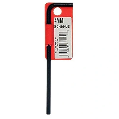 Image of BONDHUS HL4.5L BARCODED Hexagon Key, 4.5MM, 15962, PROTANIUM Precision HIGH Torque Steel