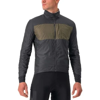 Image of CASTELLI 4521507 010 UNLIMITED PUFFY JKT Jacket Men&#039;s BLACK/TARMAC Size M