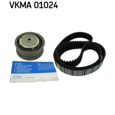 Image of VKM11021 Timing belt kit SKF VKMA 01024 151 with rounded tooth profile VOLKSWAGEN: GOLF 3, Passat B3/B4 Estate, SEAT: Ibiza 2