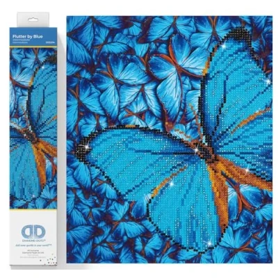 Image of Diamond Dotz (DD5.014) Embroidery Facet Art Kit Flutter By Blue Butterfly