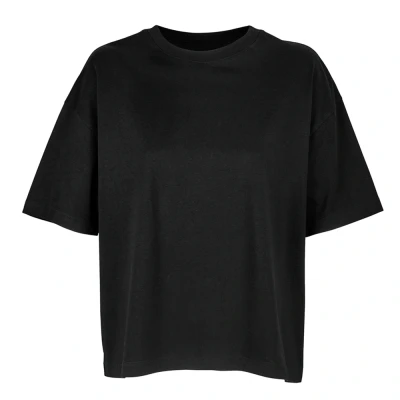 Image of SOLS Womens/Ladies Boxy Organic Oversized T Shirt (Deep Black) Size Small