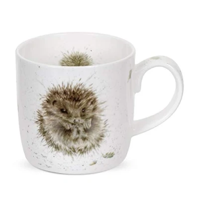 Image of Bone China Wrendale by Royal Worcester Awakening Hedgehog Single Mug (Assorted models), 3 liters