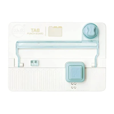 Image of Rayher Punch Board with paper trimmer for DIY Subject Dividers, We R Memory Keepers Tab Board, 60771000