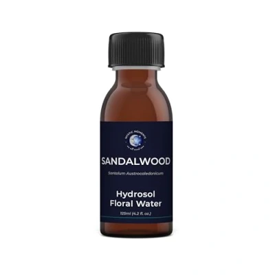 Image of Mystic Moments Sandalwood Natural Hydrosol Floral Water 125ml Perfect for Skin, Face, Body &amp; Homemade Beauty Products Vegan GMO Free